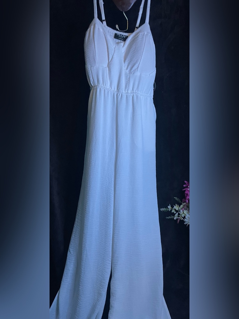 💰Jolie & Joy Elegant White Jumpsuit Size-Large